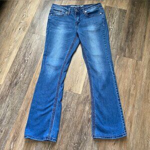 7 For All Mankind Slim Boot Cut Jeans Women's Size 12 Embellished pockets